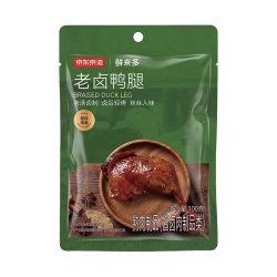 京东京造 老卤大鸭腿100g*5支熟食卤味肉干下酒办公室解馋便携休闲零食