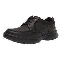 【破价】Clarks 男式 bradley vibe 26153158 牛津鞋 缓冲 Bradley Vibe Black Tumbled 7.5