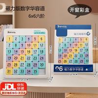 数字华容道滑动拼图九宫格小学生数独数学儿童幼儿玩具 磁力数字华容道
