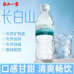 白山 一云长白山天然矿泉水350ml*12瓶