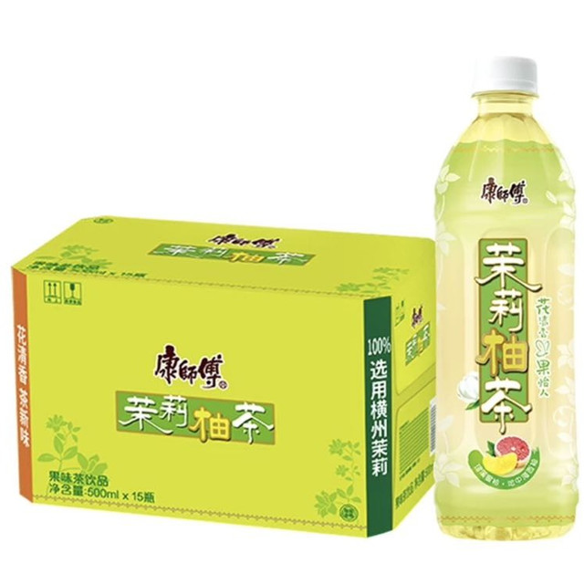88VIP：康师傅 茉莉柚茶500ml*15瓶