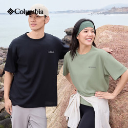 Columbia 26春夏新品男女户外降温吸湿速干圆领短袖T恤XE9956 010 L