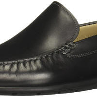 ecco 男士经典莫卡辛豆豆鞋  Black 10-10.5