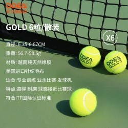 欧帝尔 ODEA网球GOLD训练球高弹耐打DD3无压常压散装网球60粒袋装