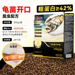 PORPOISE 昆虫龟粮蛋龟发色果核泥龟麝香黄缘箱龟鳄龟巴西幼龟成龟饲料