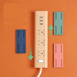 尔选 家用粘贴式插插固定器 5个装