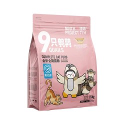源味九分 膳全期猫粮九只牡蛎鹌鹑护肠胃无谷成幼猫粮8kg大包猫粮