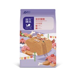 靓贝 猫粮2.5kg装益生臻选吃货e族成猫幼猫通用型蓝猫美短加菲猫粮