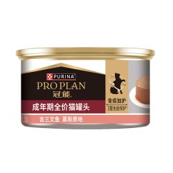 冠能 成猫主食罐头三文鱼味85g*4