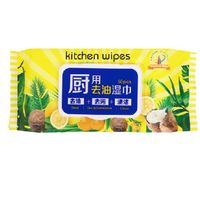 爱肤佳 厨房湿巾 50片*3包 加厚加大