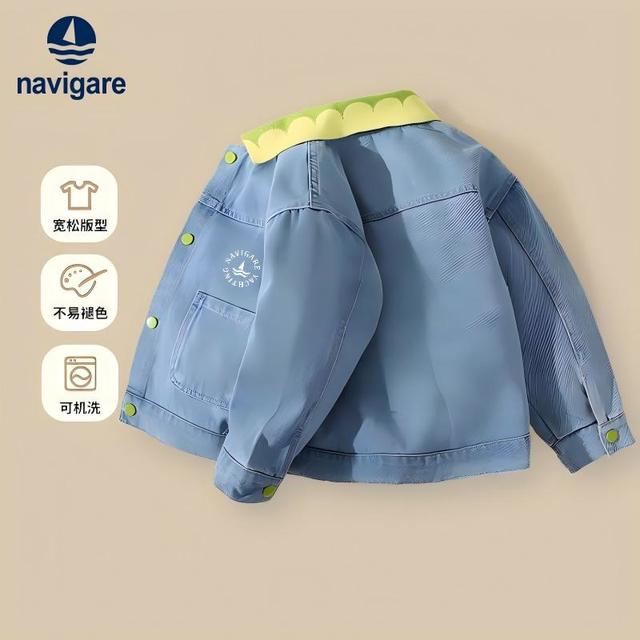 navigare 意大利小帆船儿童牛仔外套