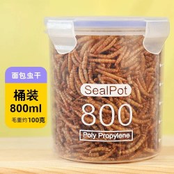 冠之亚 仓鼠面包虫干零食黄粉虫金丝熊粮食刺猬鹦鹉鸟乌龟饲料小宠零食粮