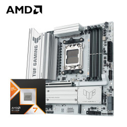 AMD 锐龙R7 9800X3D搭华硕TUF GAMING B850M-PLUS WIFI7 W白色重炮手 主板CPU套装 板U套装