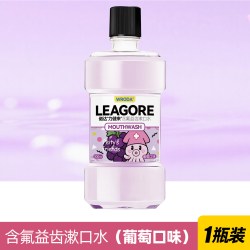 偌达 儿童漱口水含氟正畸专用含漱液无酒精温和防龋蛀牙护齿偌达力健来
