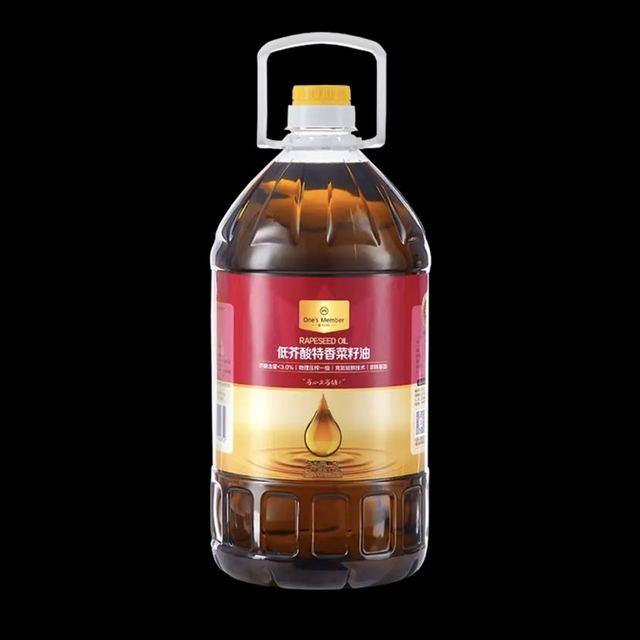 1号会员店 真菜籽油低芥酸特香菜籽油 5L 物理压榨 炒菜