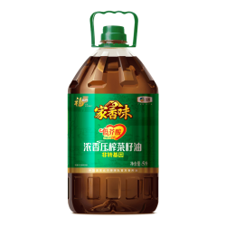 福临门 低芥酸浓香压榨菜籽油5L