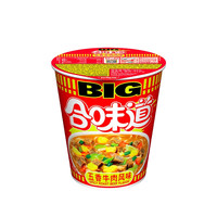向料 日清合味道BIG杯面五香牛肉味110g桶装方便面