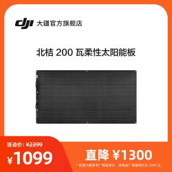大疆 北桔 200 瓦柔性太阳能板 DJI Power 2000/1000 V2/1000 Mini 大疆户外电源配件