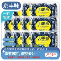京丰味 云南花香蓝莓 4盒装单果15-18mm 净重4*100-125g/盒