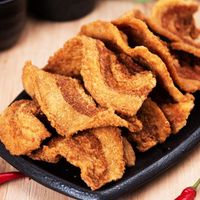 自然道 青岛特产猪油渣肉干脆皮混合随机口味100gX3