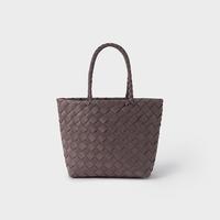 無印良品 MUJI 无印良品 OBP再生素材 宽编条手编包环保材料手提包菜篮子编织包包女包