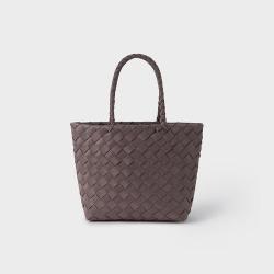 無印良品 MUJI 无印良品 OBP再生素材 宽编条手编包环保材料手提包菜篮子编织包包女包