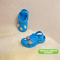crocs rocs 卡骆驰 洞洞鞋夏季中大童拖鞋男女童凉鞋宝宝拖鞋包头沙滩鞋|207013