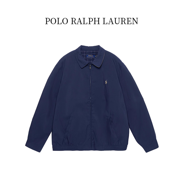 RALPH LAUREN 男士春夏百搭夹克外套710548506藏蓝L（拍小一码）