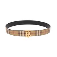 BURBERRY 经典Logo标识平滑扣 腰带