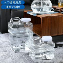 BAIJIE 加厚带盖PC水桶空桶矿泉水桶用功夫手提专用储水桶家食品用饮水桶