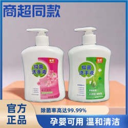 鲁郡 洗手液抑菌中性消毒保湿温和学生家用留香润肤清香型家庭瓶装