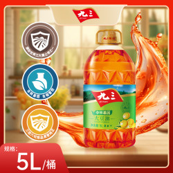 九三 好油非转基因食用油东北豆油三级大豆油5L