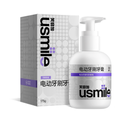 usmile 声波牙膏电动牙刷适配美白亮白养护牙齿牙龈口气清新