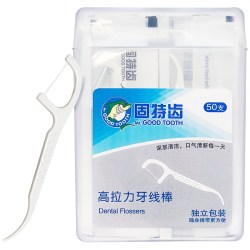 固特齿 独立装牙线棒便携剔牙牙线口腔清洁一次性牙签家庭装600支