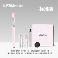 幸福草 合金手柄换头手动牙刷高端牙刷金属礼盒清洁按摩去渍牙刷