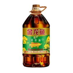金龙鱼 新日期 金龙鱼5L纯香菜籽油炒菜正品家用商用桶装正品