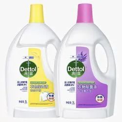 滴露 衣物消毒液除菌液 柠檬3L+薰衣草3L