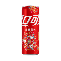 可口可乐 摩登罐 K2碳酸饮料 普罐FIFA世界杯罐随机发货 330ml*20罐 整箱装