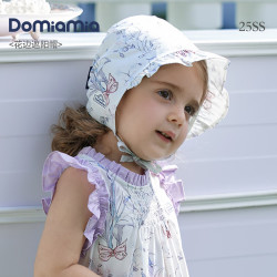 DOMIAMIA 婴儿帽子防晒帽遮阳帽可调节