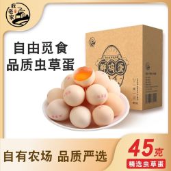 我老家 国产虫草喂养鸡蛋 45g/枚