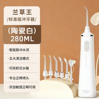 兰草王 冲牙器洗牙器家用智能脉冲灭菌消毒便携式正畸专用水牙线