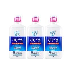 狮王 进口LION狮王齿力佳酵素漱口水450ml*3瓶无酒精