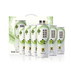 歪马送酒 青提茉莉果味啤酒 10°P 650ml*6瓶