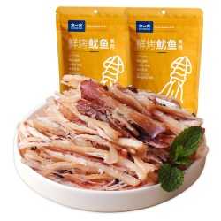 水一方 原味鱿鱼丝 500g 250g*2袋