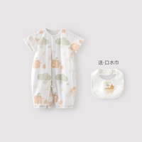 巴厘小猪 新生儿衣服夏季薄款棉初生儿
