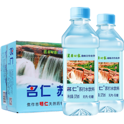 名仁 堂 名仁 苏打水 柠檬原味无糖无气 375ml*24瓶装