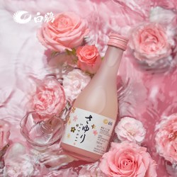 HAKUTSURU SAKE 小百合纯米浊酒 300ml 1瓶