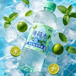 瑰丽堂 薄荷水 530ml*8瓶 食用级饮料