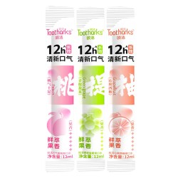 皎洁 益生菌漱口水杀菌除口臭持久留香便携一次性小包装抑菌去口气