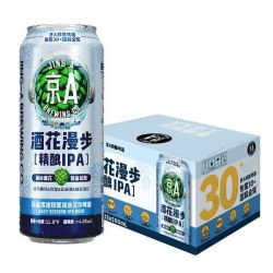 JING-A 酒花漫步 精酿IPA啤酒 500mL*12罐/箱